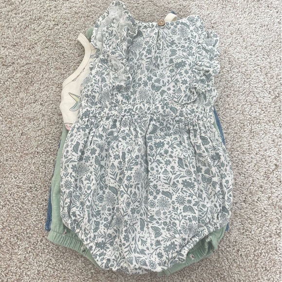 Baby girl 6 month spring summer bundle 4 items 6-12 month like new floral denim - Picture 15 of 15